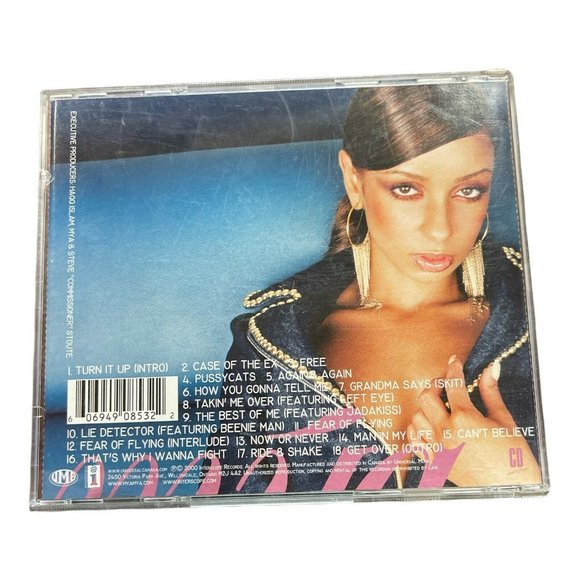 Fear of Flying [Bonus Tracks] by Mya (CD, Nov-2000, Interscope (USA)) R&B Soul - Picture 2 of 2
